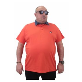 Moc Grande 23420 Büyük Beden Turuncu Erkek T-shirt