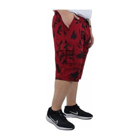 Moc Grande 23610 Abstract Bordo Erkek Şort