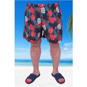Moc Grande 23654 Tropical Siyah Erkek Deniz Şortu