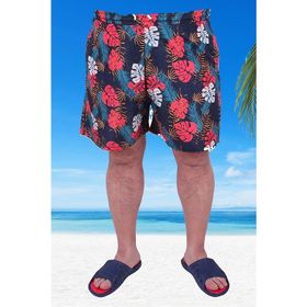 Moc Grande 23654 Tropical Siyah Erkek Deniz Şortu