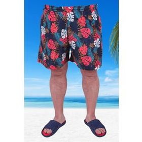 Moc Grande 23654 Tropical Siyah Erkek Deniz Şortu