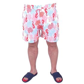 Moc Grande 23658 Coral Nar Çiçeği Erkek Deniz Şortu