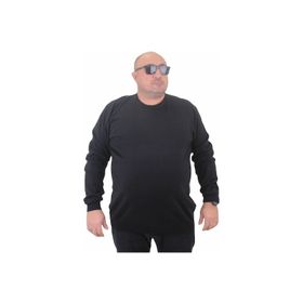 Moc Grande 23750 Siyah Basic Sıfır Yaka Triko Erkek Kazak