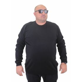 Moc Grande 23750 Siyah Basic Sıfır Yaka Triko Erkek Kazak