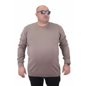 Moc Grande 23750 Vizon Basic Sıfır Yaka Triko Erkek Kazak