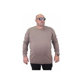 Moc Grande 23750 Vizon Basic Sıfır Yaka Triko Erkek Kazak