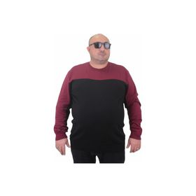 Moc Grande 23751 Bordo Çift Renk Triko Erkek Kazak