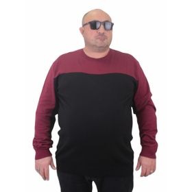 Moc Grande 23751 Bordo Çift Renk Triko Erkek Kazak
