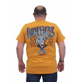 Moc Grande 24125 Büyük Beden Basic Hardal Erkek T-shirt