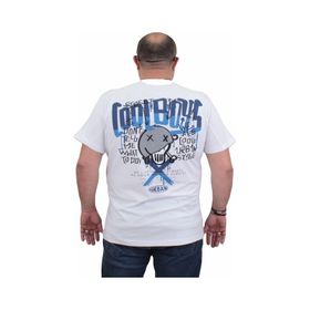 Moc Grande 24125 Sıfır Yaka Beyaz Erkek T-shirt