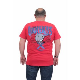 Moc Grande 24125 Sıfır Yaka Cool Boys Kırmızı Erkek T-shirt