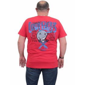 Moc Grande 24125 Sıfır Yaka Cool Boys Kırmızı Erkek T-shirt