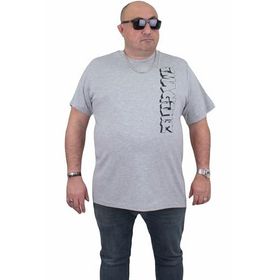 Moc Grande 24126 Sıfır Yaka İmagine Gri Erkek T-shirt