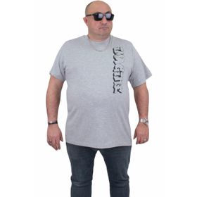 Moc Grande 24126 Sıfır Yaka İmagine Gri Erkek T-shirt