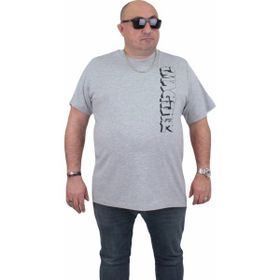Moc Grande 24126 Sıfır Yaka İmagine Gri Erkek T-shirt