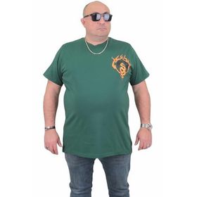 Moc Grande 24127 Büyük Beden Basic Nefti Erkek T-shirt