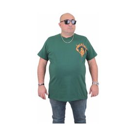 Moc Grande 24127 Büyük Beden Basic Nefti Erkek T-shirt