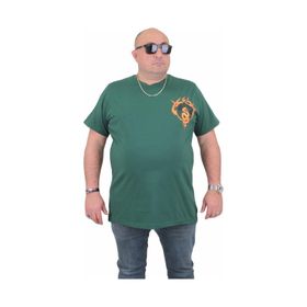 Moc Grande 24127 Büyük Beden Basic Nefti Erkek T-shirt