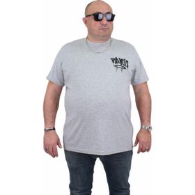 Moc Grande 24129 Paris Gri Melanj Erkek T-shirt