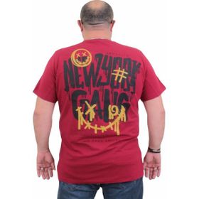 Moc Grande 24132 Sıfır Yaka Bordo Erkek T-shirt