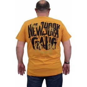Moc Grande 24132 Sıfır Yaka Gang Hardal Erkek T-shirt