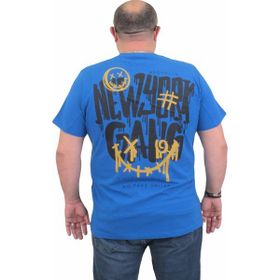Moc Grande 24132 Sıfır Yaka Saks Erkek T-shirt