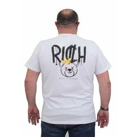 Moc Grande 24134 Rich Beyaz Erkek T-shirt