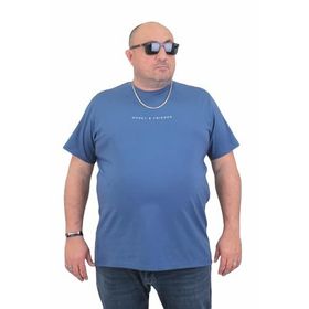 Moc Grande 24134 Rich İndigo Erkek T-shirt