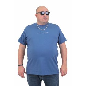 Moc Grande 24134 Rich İndigo Erkek T-shirt