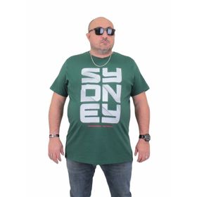 Moc Grande 24139 Büyük Beden Basic Nefti Erkek T-shirt