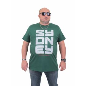 Moc Grande 24139 Büyük Beden Basic Nefti Erkek T-shirt