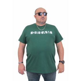 Moc Grande 24140 Büyük Beden Basic Nefti Erkek T-shirt
