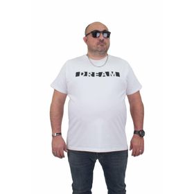 Moc Grande 24140 Sıfır Yaka Dream Beyaz Erkek T-shirt
