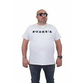 Moc Grande 24140 Sıfır Yaka Dream Beyaz Erkek T-shirt
