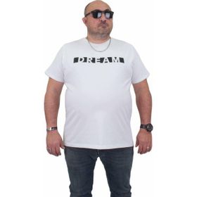 Moc Grande 24140 Sıfır Yaka Dream Beyaz Erkek T-shirt