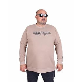 Moc Grande 24205 Camel Sıfır Yaka Erkek Sweatshirt