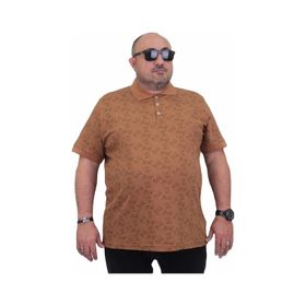 Moc Grande 24450 Vizon Polo Yaka Üçgen Baskılı Erkek T-shirt