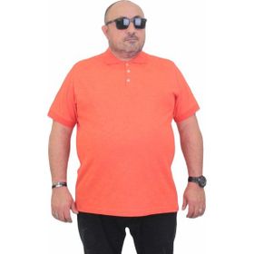 Moc Grande 24451 Nar Çiçeği Mat Baskılı Polo Yaka Erkek T-shirt