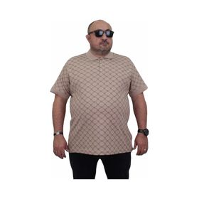 Moc Grande 24452 Square Bej Erkek T-shirt