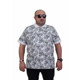 Moc Grande 24454 Skull Beyaz Erkek T-shirt
