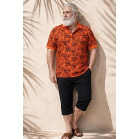 Moc Grande 24454 Skull Turuncu Erkek T-shirt