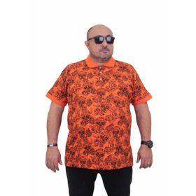 Moc Grande 24454 Skull Turuncu Erkek T-shirt