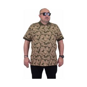 Moc Grande 24455 Hawai Askeri Yeşil Erkek T-shirt