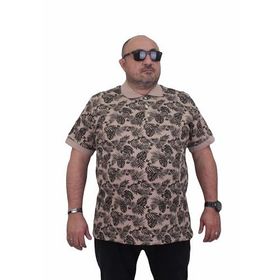 Moc Grande 24455 Hawai Bej Erkek T-shirt