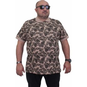 Moc Grande 24455 Hawai Bej Erkek T-shirt
