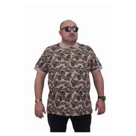 Moc Grande 24455 Hawai Bej Erkek T-shirt