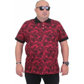 Moc Grande 24455 Hawai Bordo Erkek T-shirt