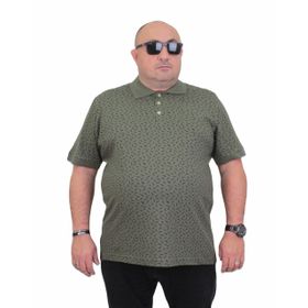 Moc Grande 24457 Leaf Haki Polo Yaka Erkek T-shirt