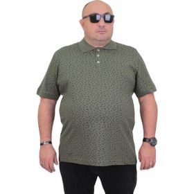 Moc Grande 24457 Leaf Haki Polo Yaka Erkek T-shirt