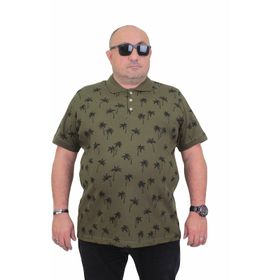 Moc Grande 24460 Palm Askeri Yeşil Erkek T-shirt